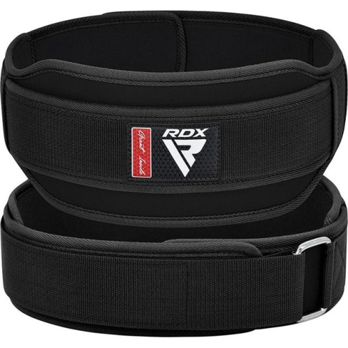Пояс для важкої атлетики RDX RX5 Double Belt неопреновий Black XL