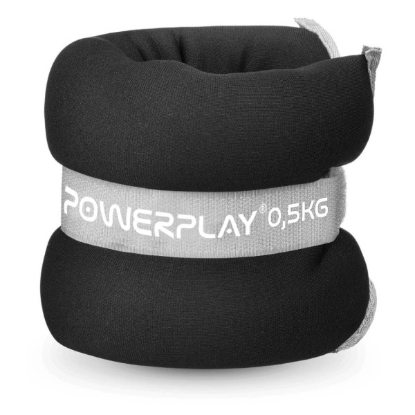 Обважнювачі-манжети PowerPlay PP-4349 2х0.5 кг чорні неопренові