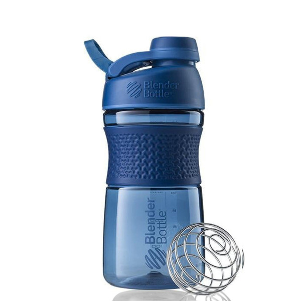 Шейкер спортивний Blender Bottle SportMixer Twist 20oz Navy синій 590 мл