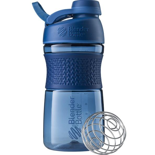 Шейкер спортивний Blender Bottle SportMixer Twist 20oz Navy синій 590 мл