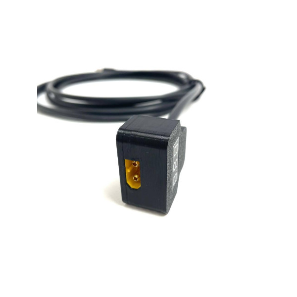 Кабель живлення Starlink Mini від FPV батареї з вбудованим вольтметром 10 м