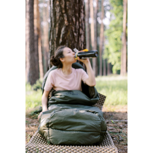 Спальний мішок Totem Hunter XXL кокон правий olive 220/90-55 UTTS-005