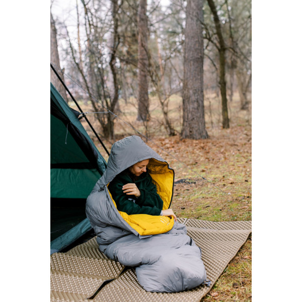 Спальний мішок Tribe Down 800 Long пуховий T-CH-0010-grey-L