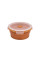 Контейнер Tribe Bowl Container 800 мл силіконовий T-FF-0046, ocher