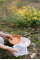 Контейнер Tribe Bowl Container 800 мл силіконовий T-FF-0046, ocher