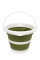 Відро Tribe Water Bucket Lid 5 л силіконове з кришкою T-FJ-0049, olive