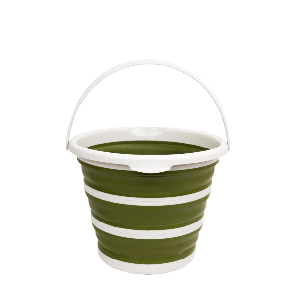 Відро Tribe Water Bucket 10 л силіконове T-FJ-0048, olive