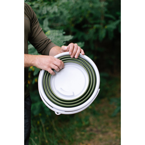 Відро Tribe Water Bucket 10 л силіконове T-FJ-0048, olive