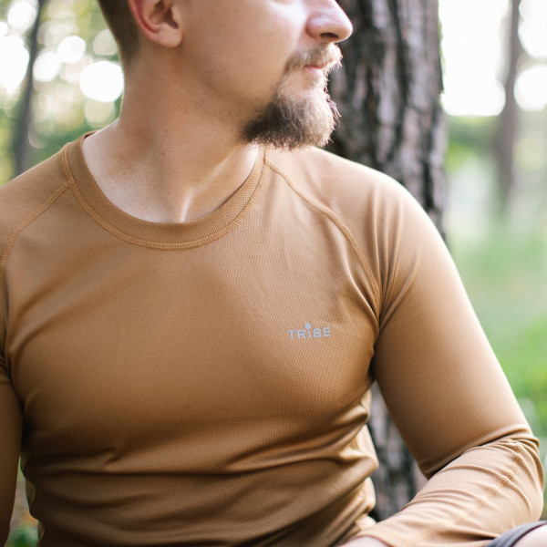 Футболка Tribe Coolpass LS T-KI-0007-coyote