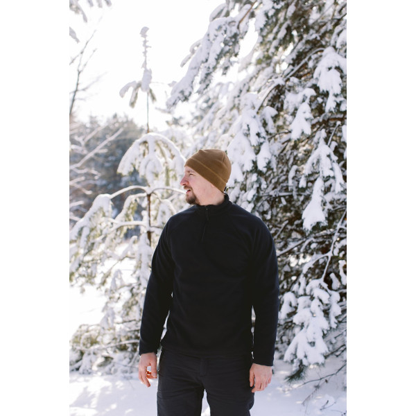 Кофта флісова Tribe Fleece Jacket Half Zip T-KJ-0012-black