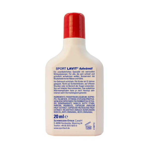 Масло для розігріву м’язів Sport Lavit Sportoil Aktiv 20ml Mini