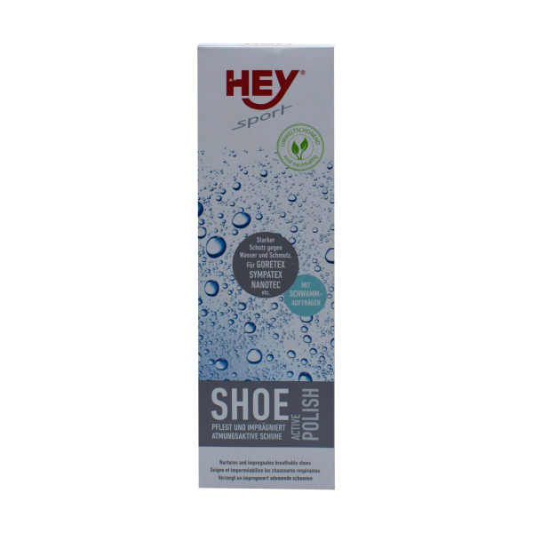 Водовідштовхуюче просочення для взуття HeySport Activ-Polish 75ml Чорний