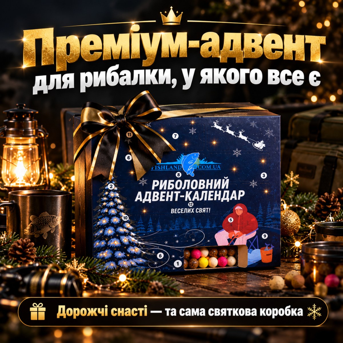Адвент-календарь Fishland для рыбака