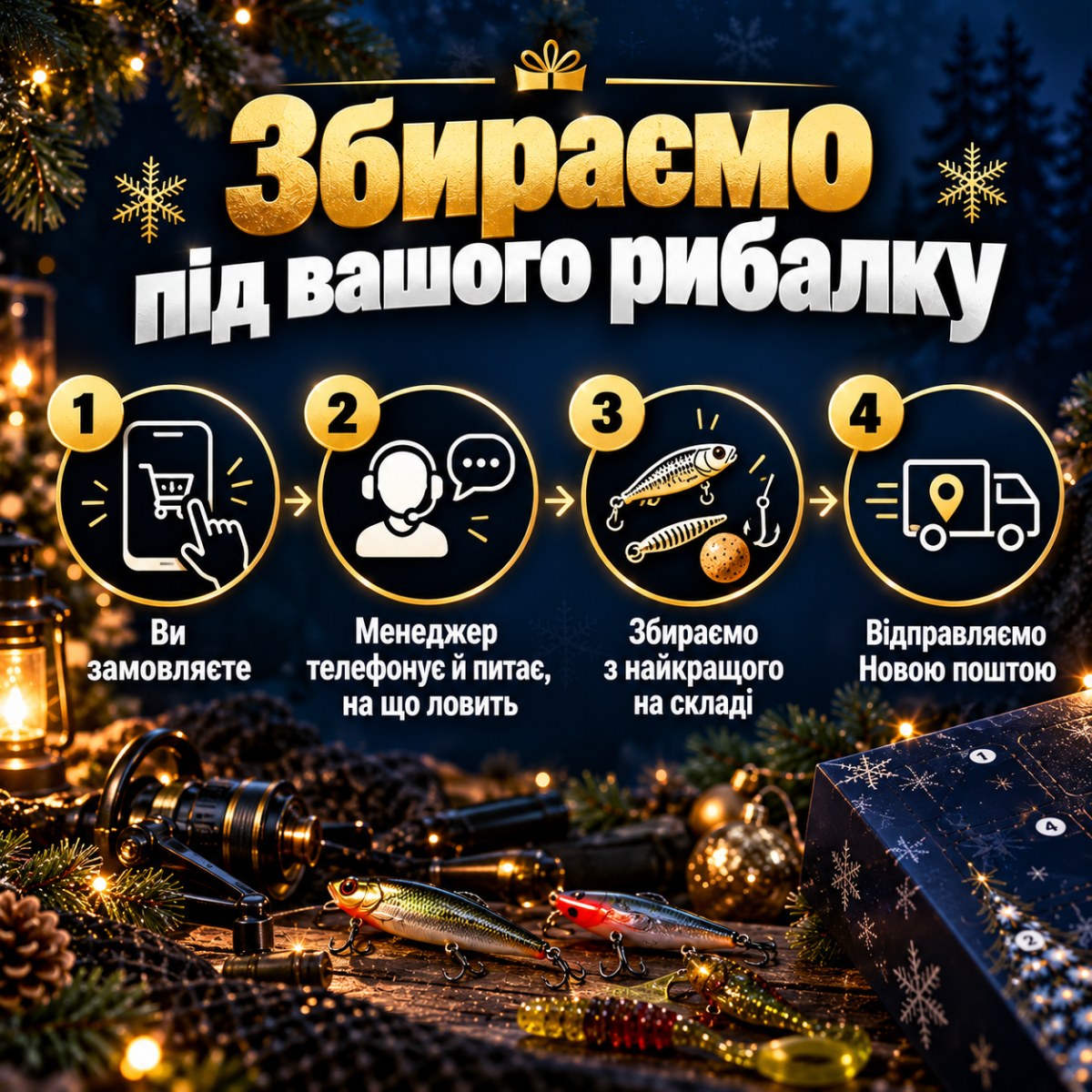 Адвент-календарь Fishland для рыбака