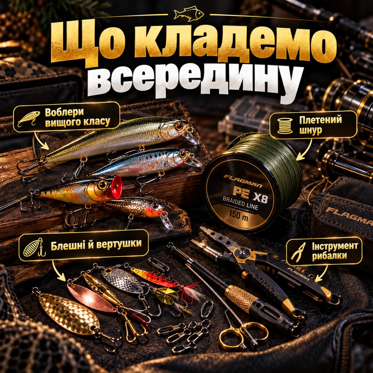 Адвент-календарь Fishland для рыбака